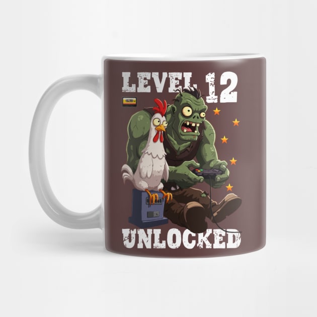 Level 12 Unlocked, Birthday - Zombie And Chicken by Megadorim